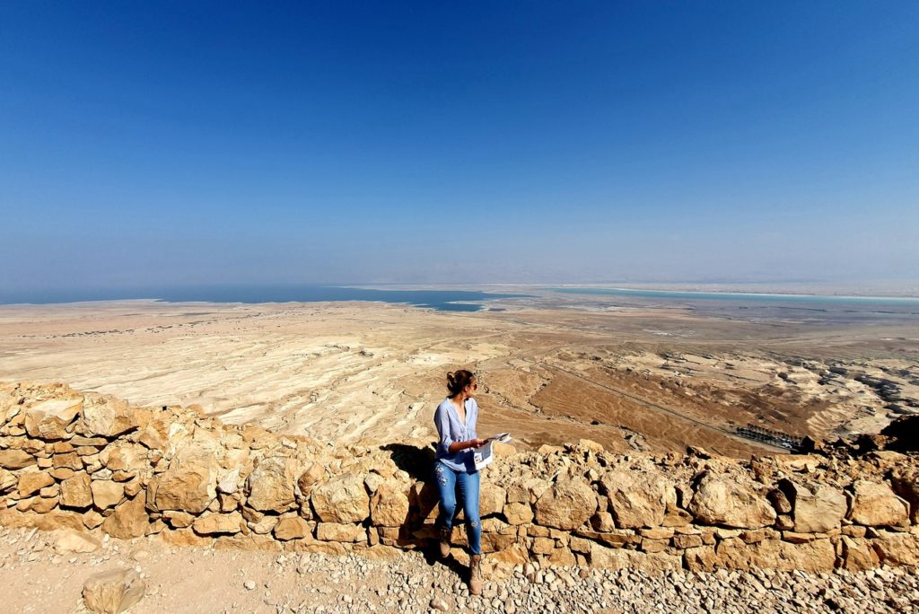 Widok z Masady